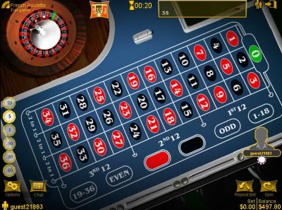 Online roulette game